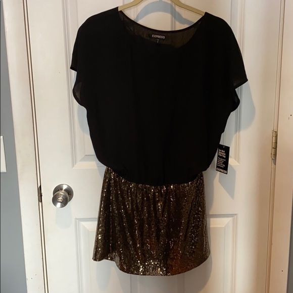 Express Sexy Sequin Party Dress NWT - Picture 2 of 8